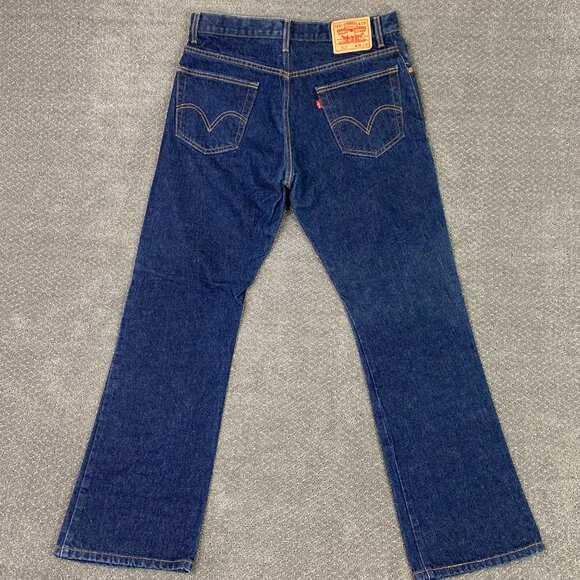Vintage Y2K Levi's 517 Bootcut Jeans Men's 36 x 32 Fits 35 x 33.5 Blue USA - Picture 3 of 15